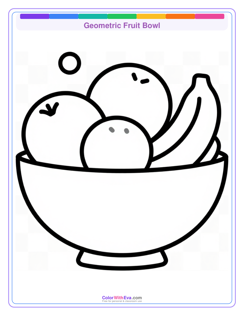 Geometric Fruit Bowl preview