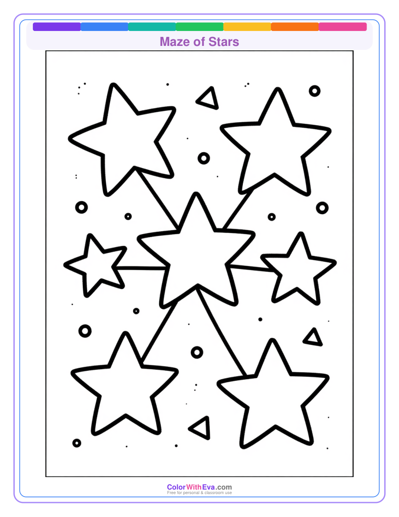 Maze of Stars preview