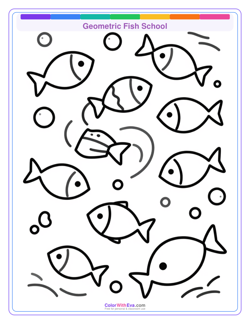 Geometric Fish School preview