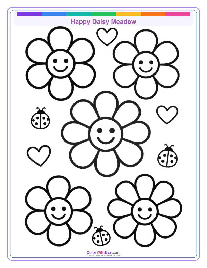 Happy Daisy Meadow preview