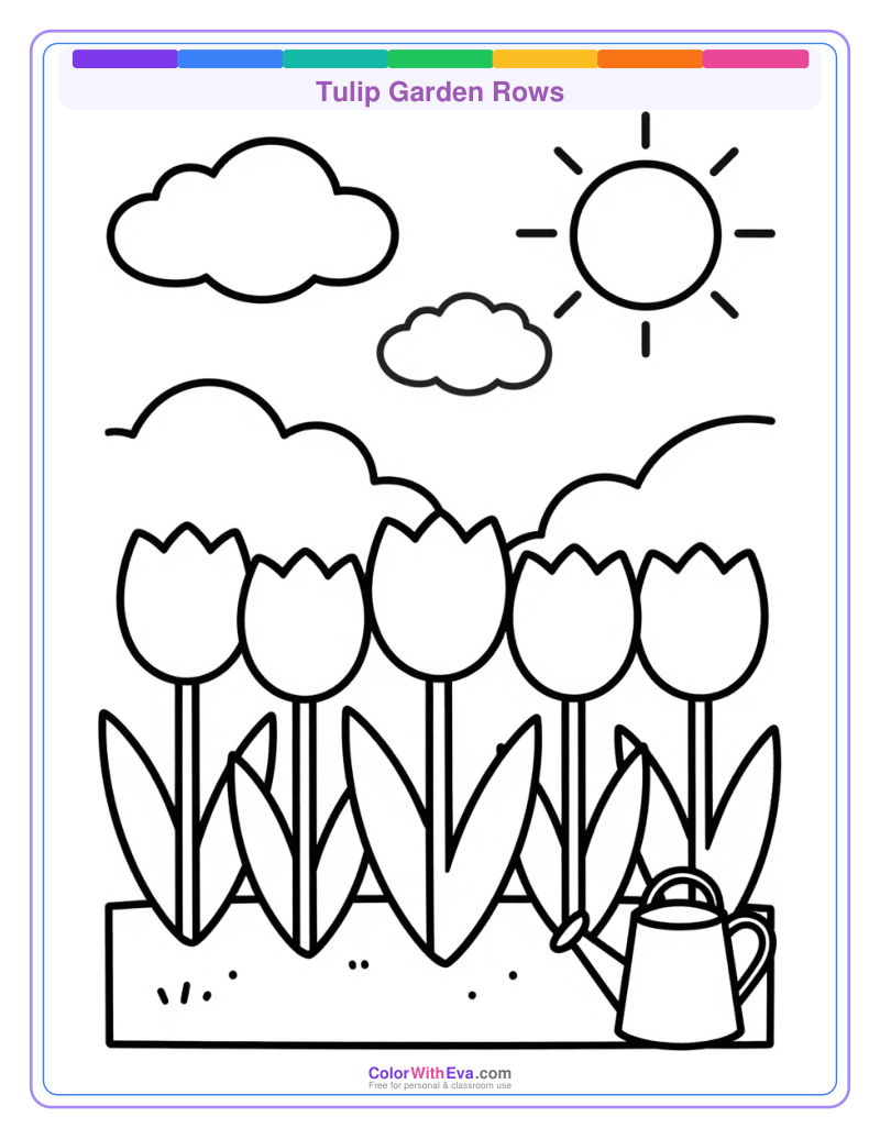 Tulip Garden Rows preview