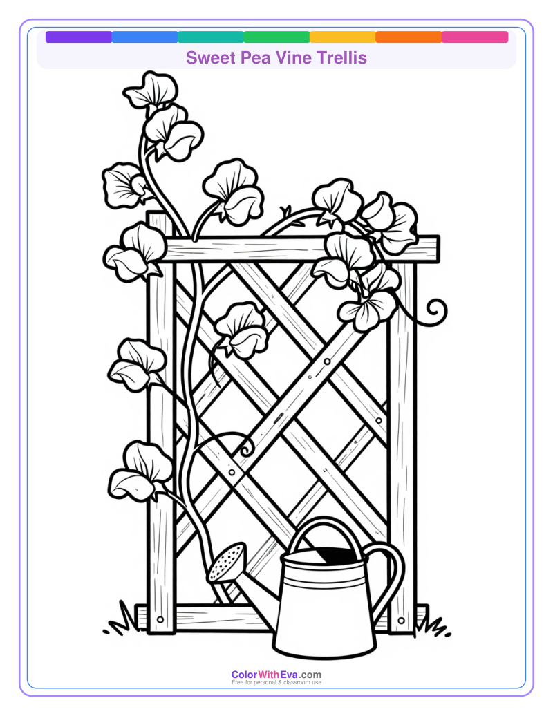 Sweet Pea Vine Trellis preview