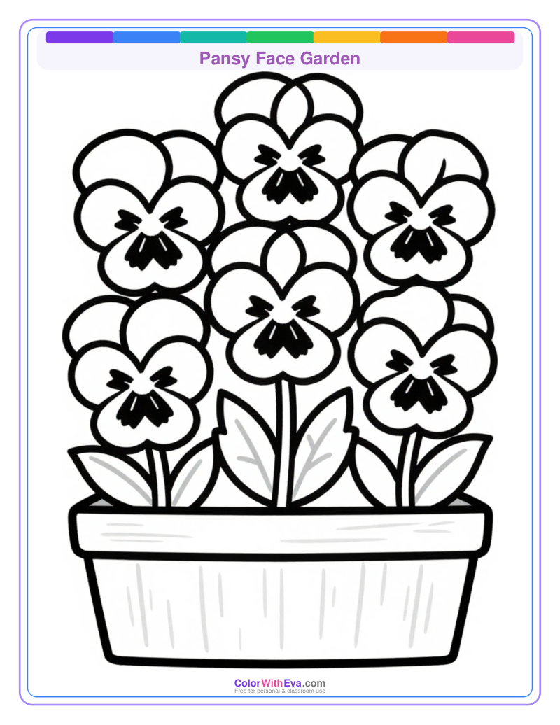 Pansy Face Garden preview