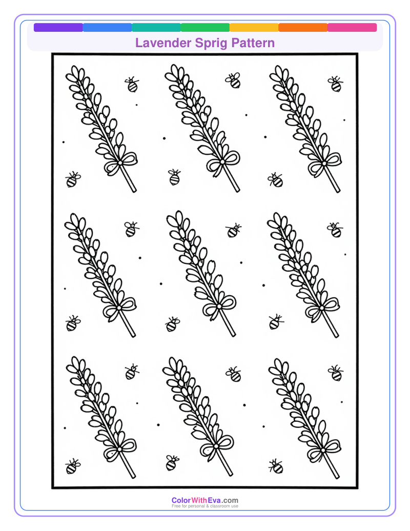 Lavender Sprig Pattern preview