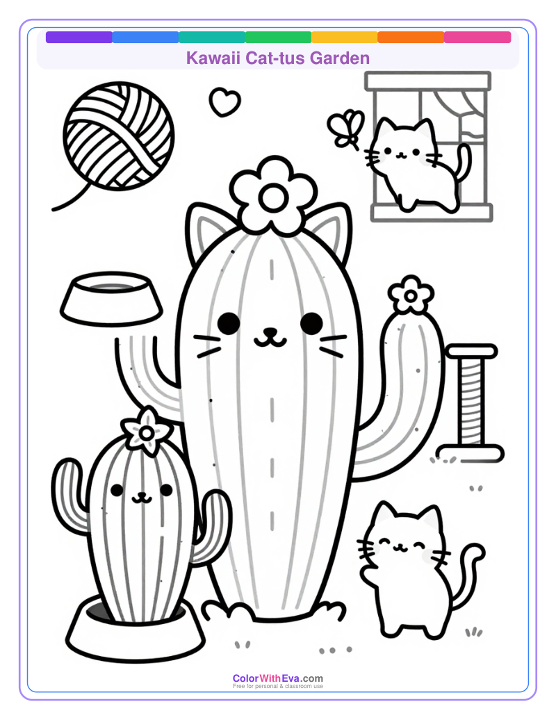 Kawaii Cat-tus Garden thumbnail