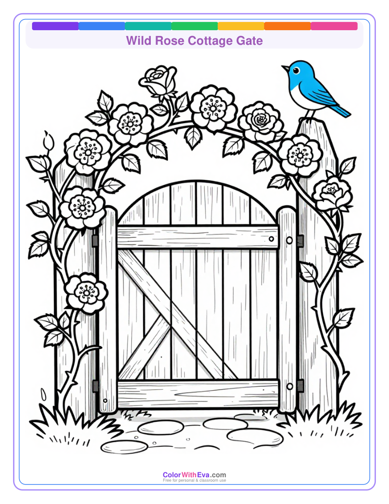 Wild Rose Cottage Gate thumbnail