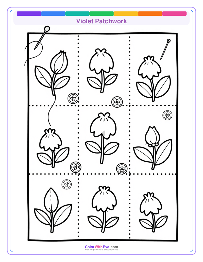 Violet Patchwork preview