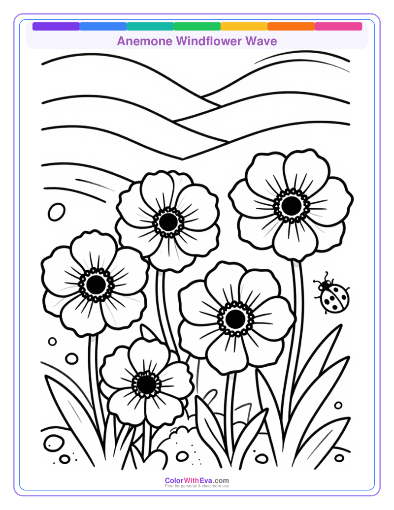 Anemone Windflower Wave preview