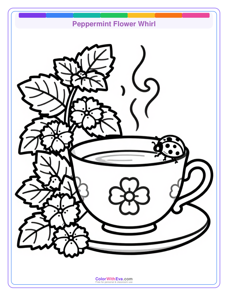 Peppermint Flower Whirl preview