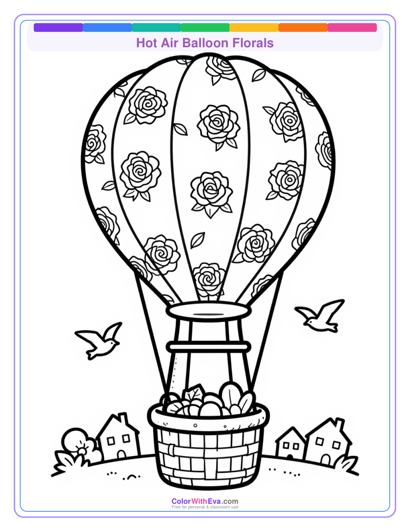 Hot Air Balloon Florals preview