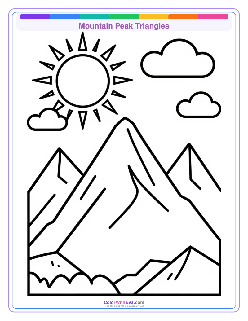 Mountain Peak Triangles preview