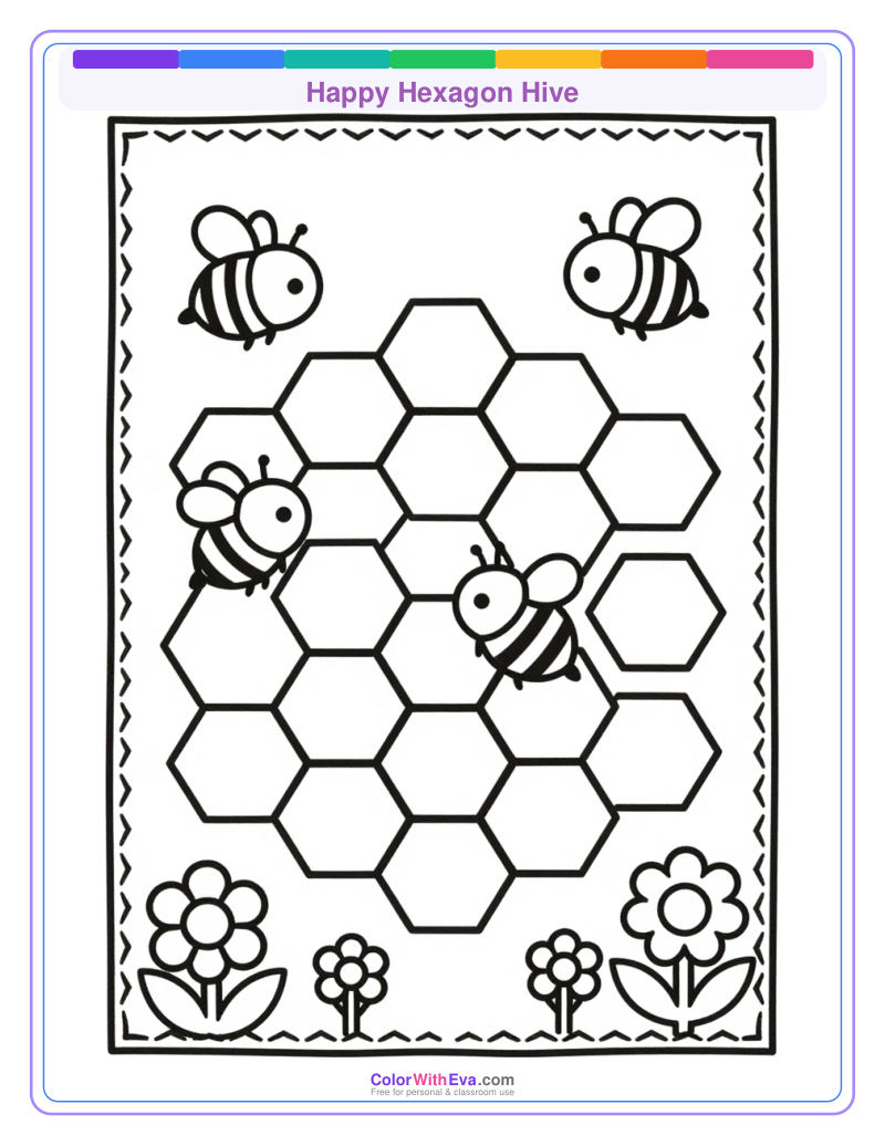 Happy Hexagon Hive preview