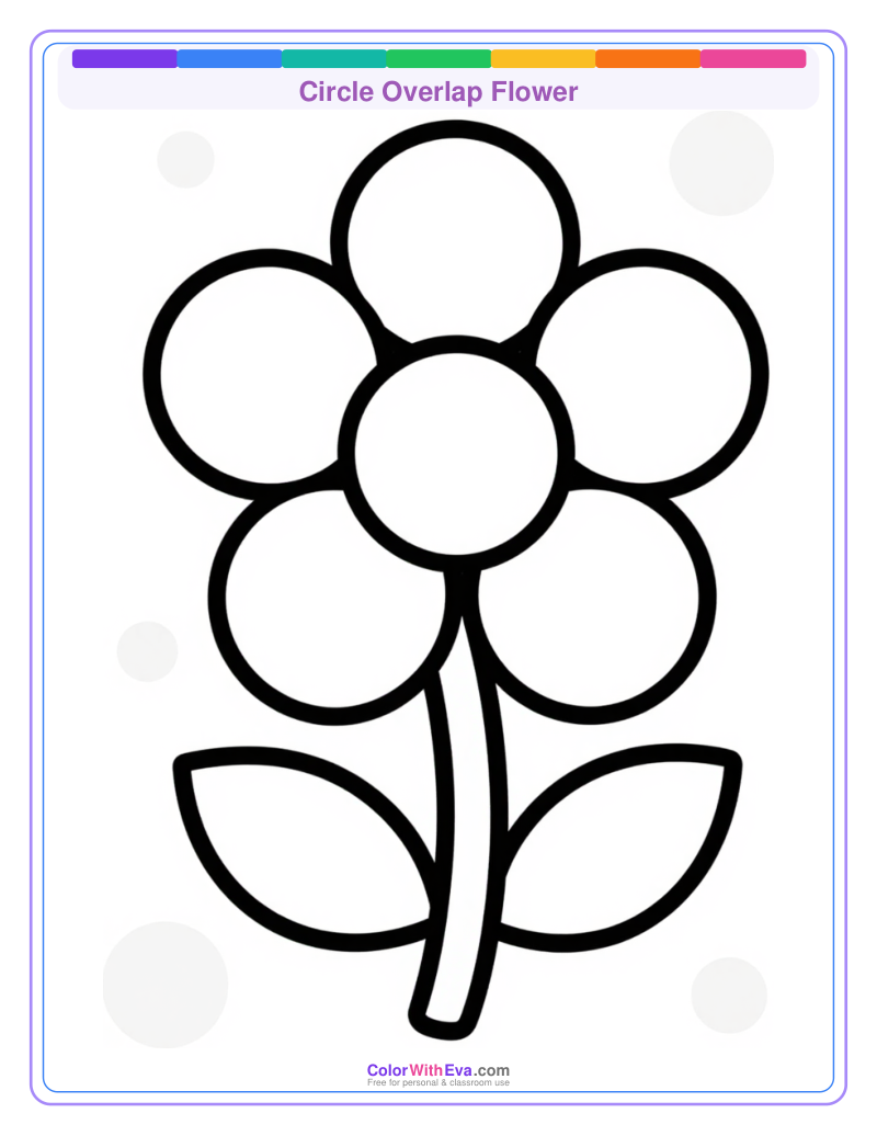 Circle Overlap Flower preview