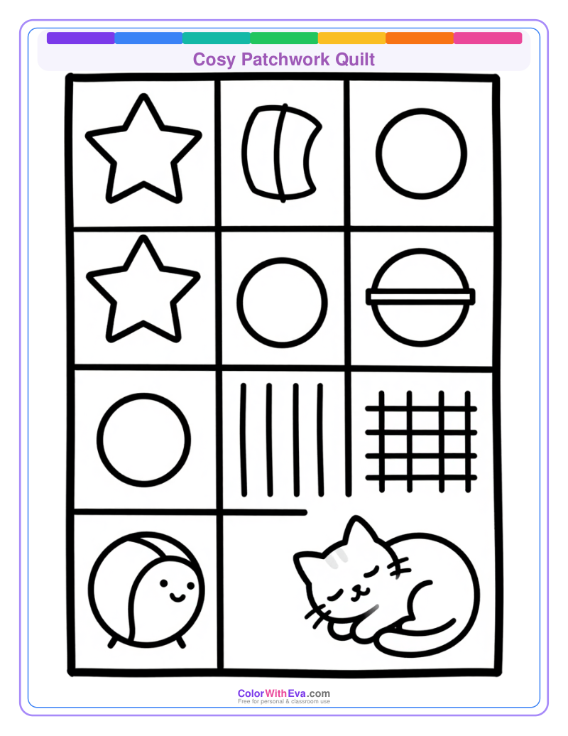 Cosy Patchwork Quilt preview