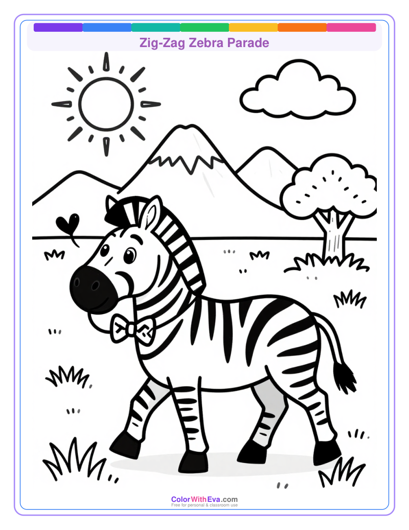 Zig-Zag Zebra Parade thumbnail