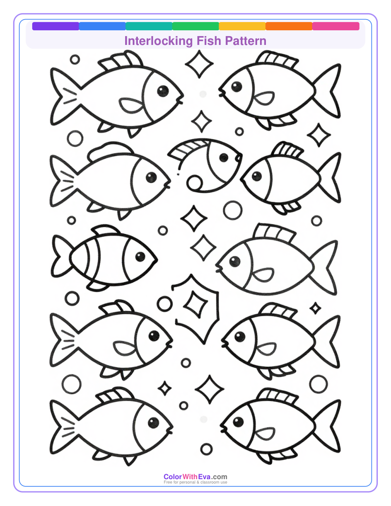 Interlocking Fish Pattern preview