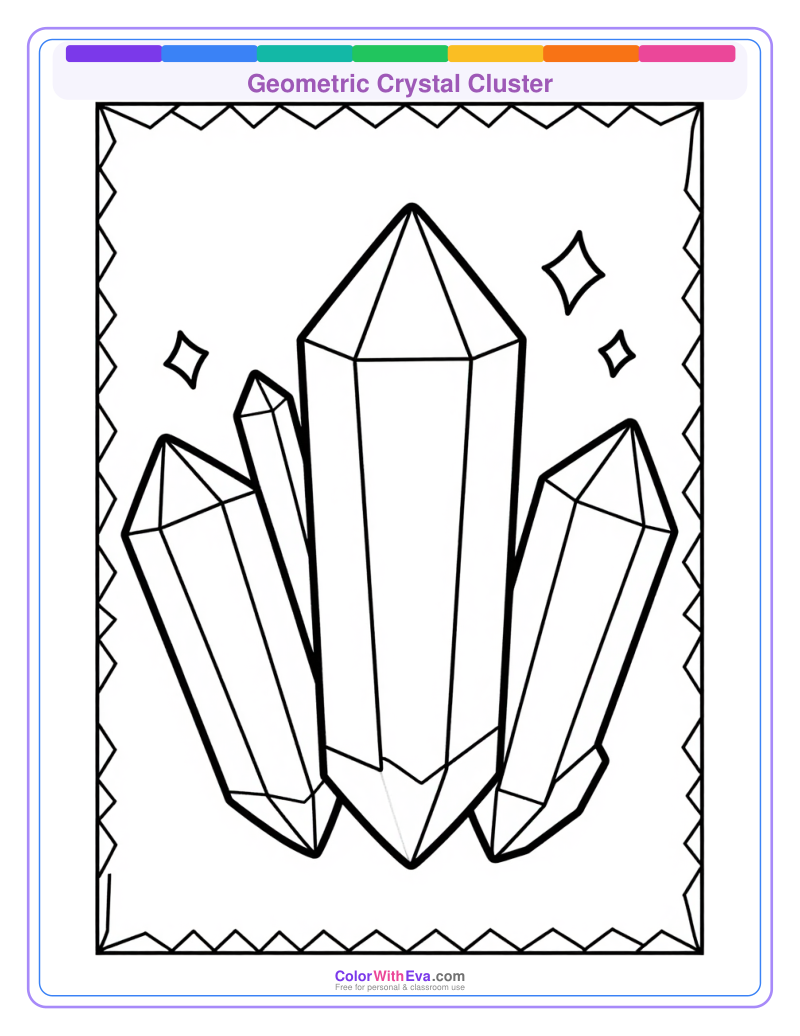 Geometric Crystal Cluster preview