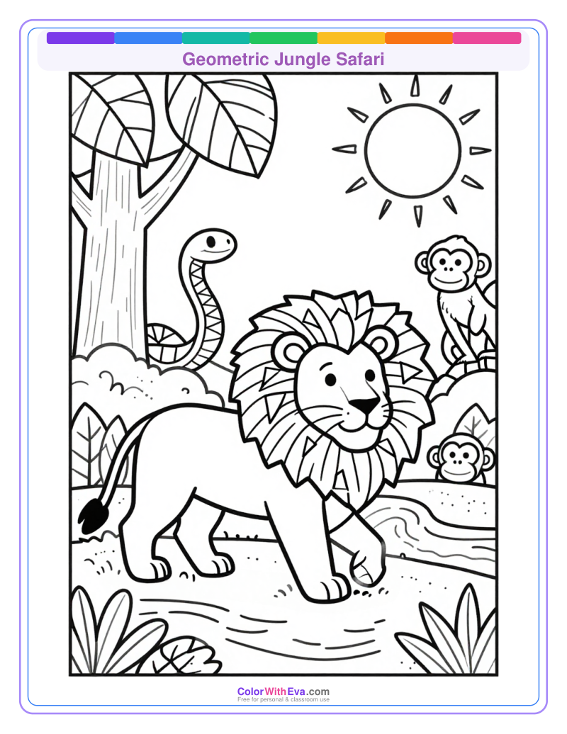 Geometric Jungle Safari thumbnail