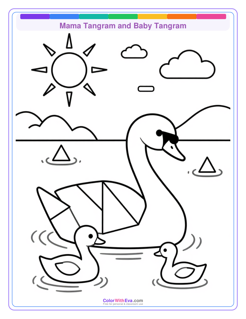 Mama Tangram and Baby Tangram thumbnail