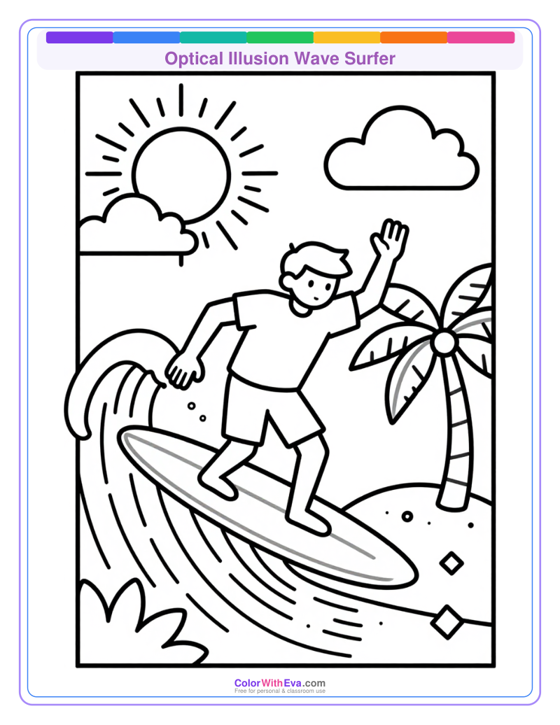 Optical Illusion Wave Surfer thumbnail