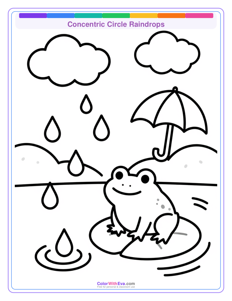 Concentric Circle Raindrops preview