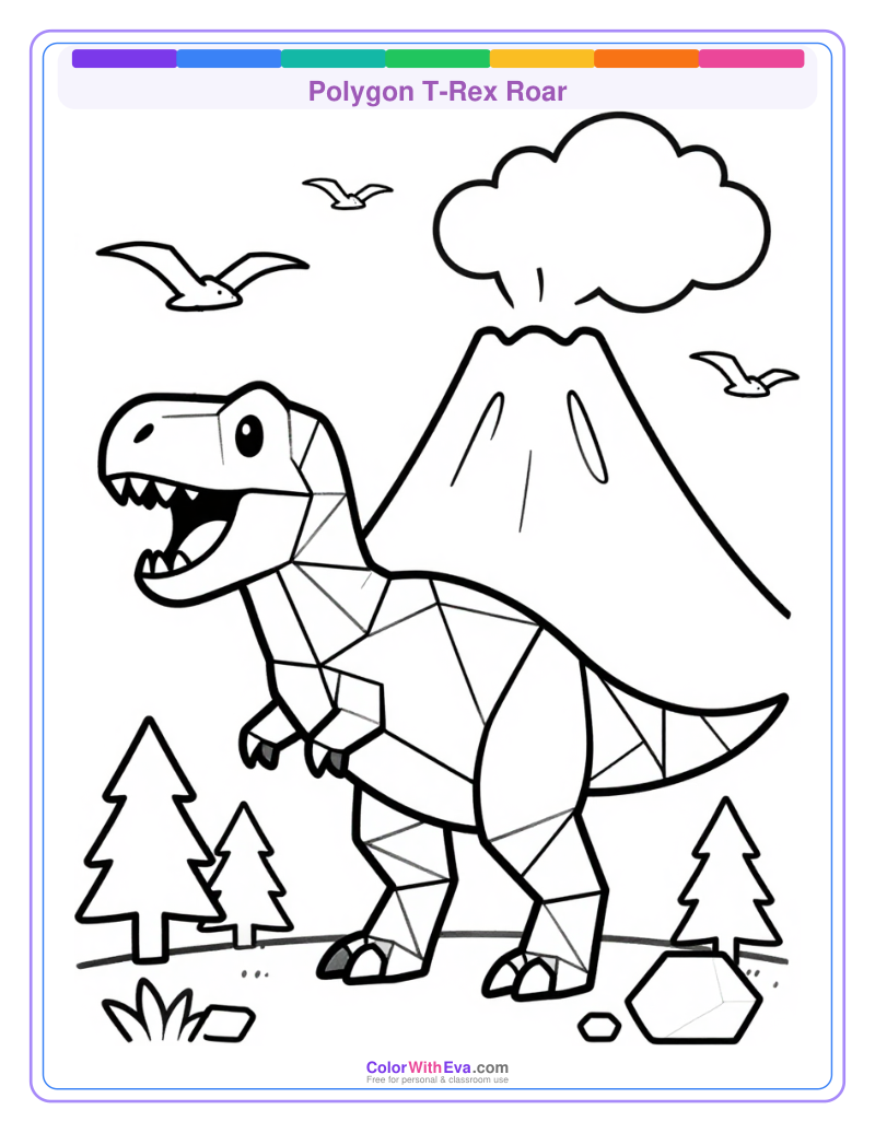 Polygon T-Rex Roar preview