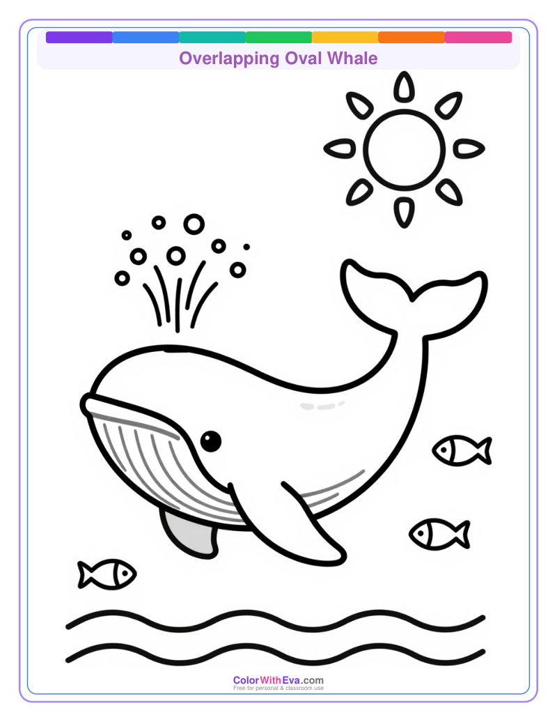 Overlapping Oval Whale preview