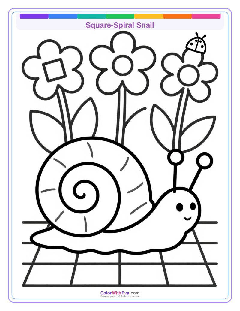 Square-Spiral Snail preview