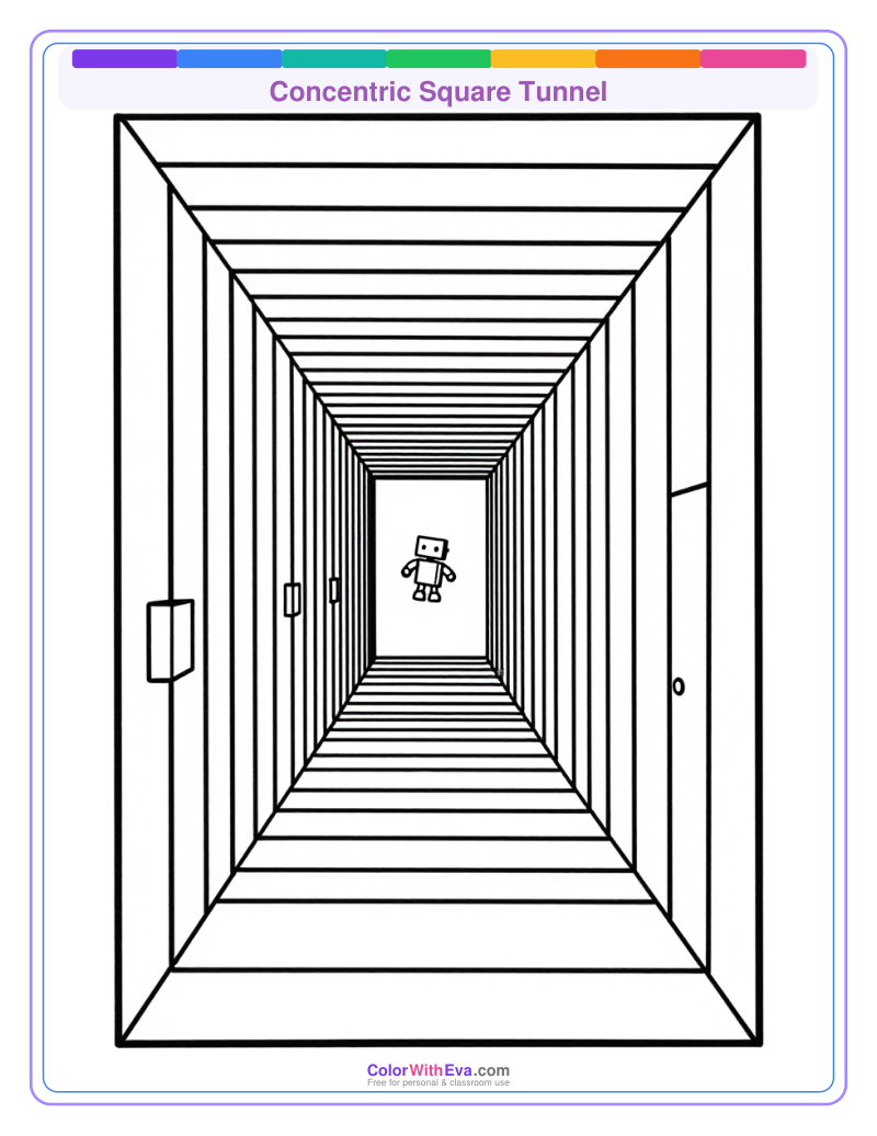 Concentric Square Tunnel preview