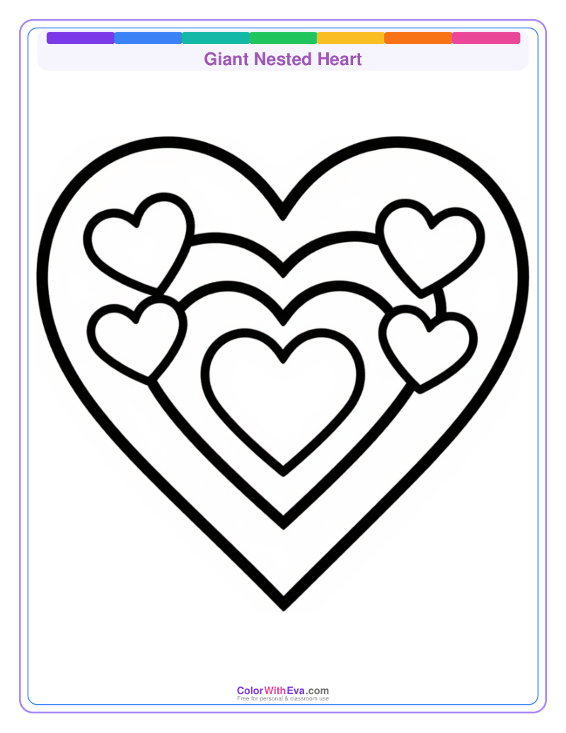 Giant Nested Heart preview