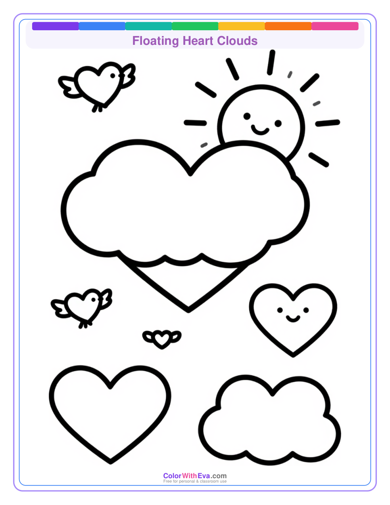 Floating Heart Clouds preview
