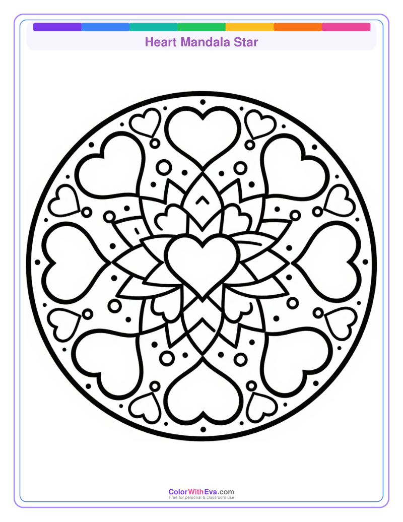 Heart Mandala Star preview