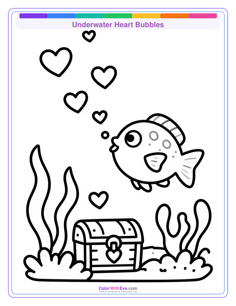 Underwater Heart Bubbles preview
