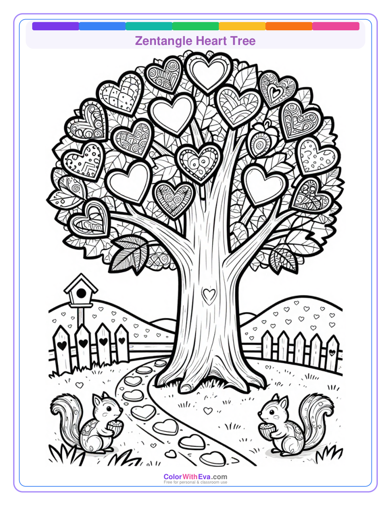 Zentangle Heart Tree thumbnail