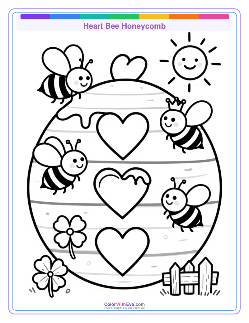 Heart Bee Honeycomb thumbnail