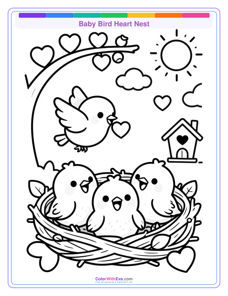 Baby Bird Heart Nest thumbnail