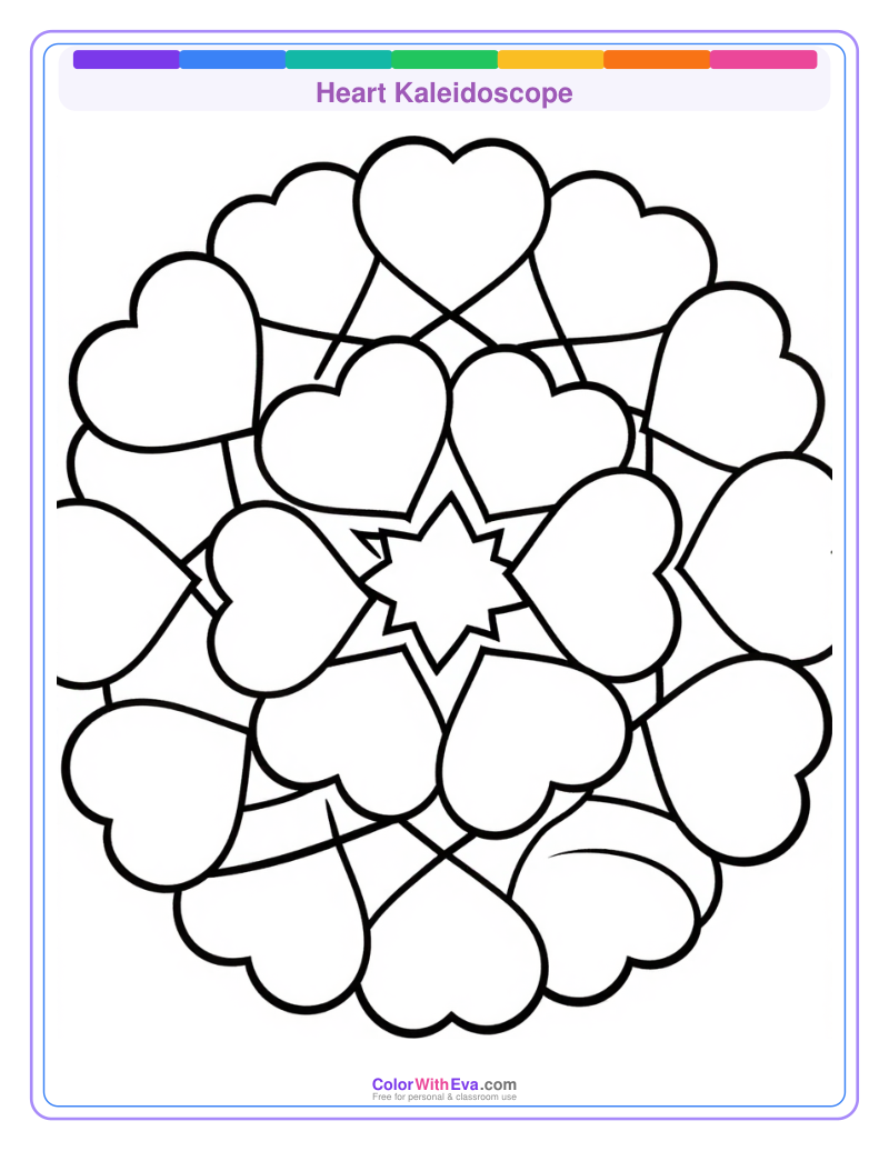 Heart Kaleidoscope preview