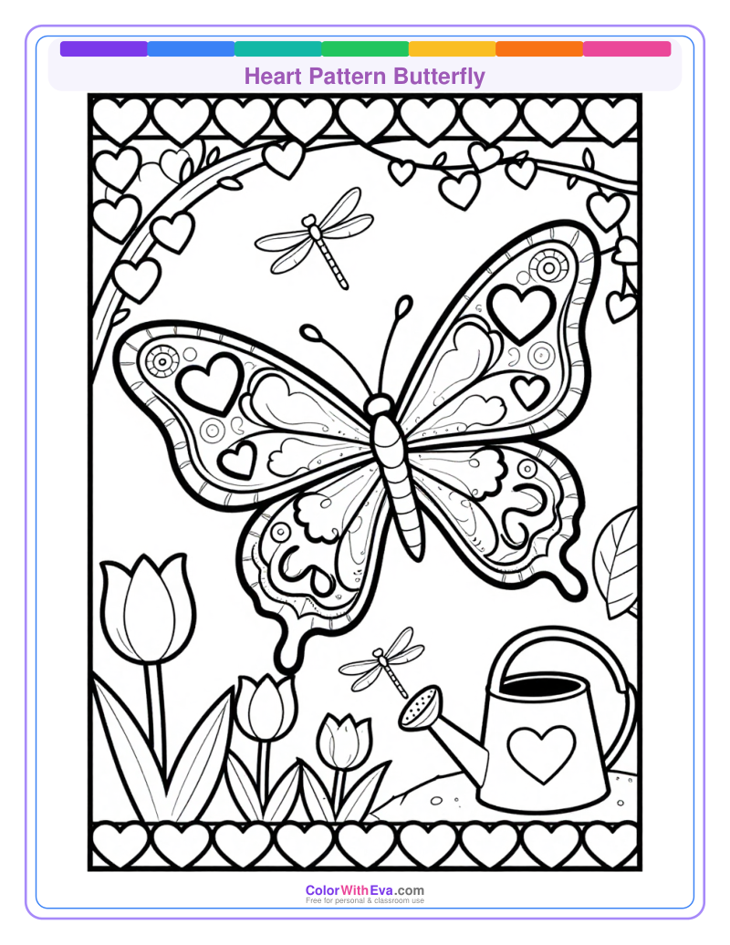 Heart Pattern Butterfly thumbnail
