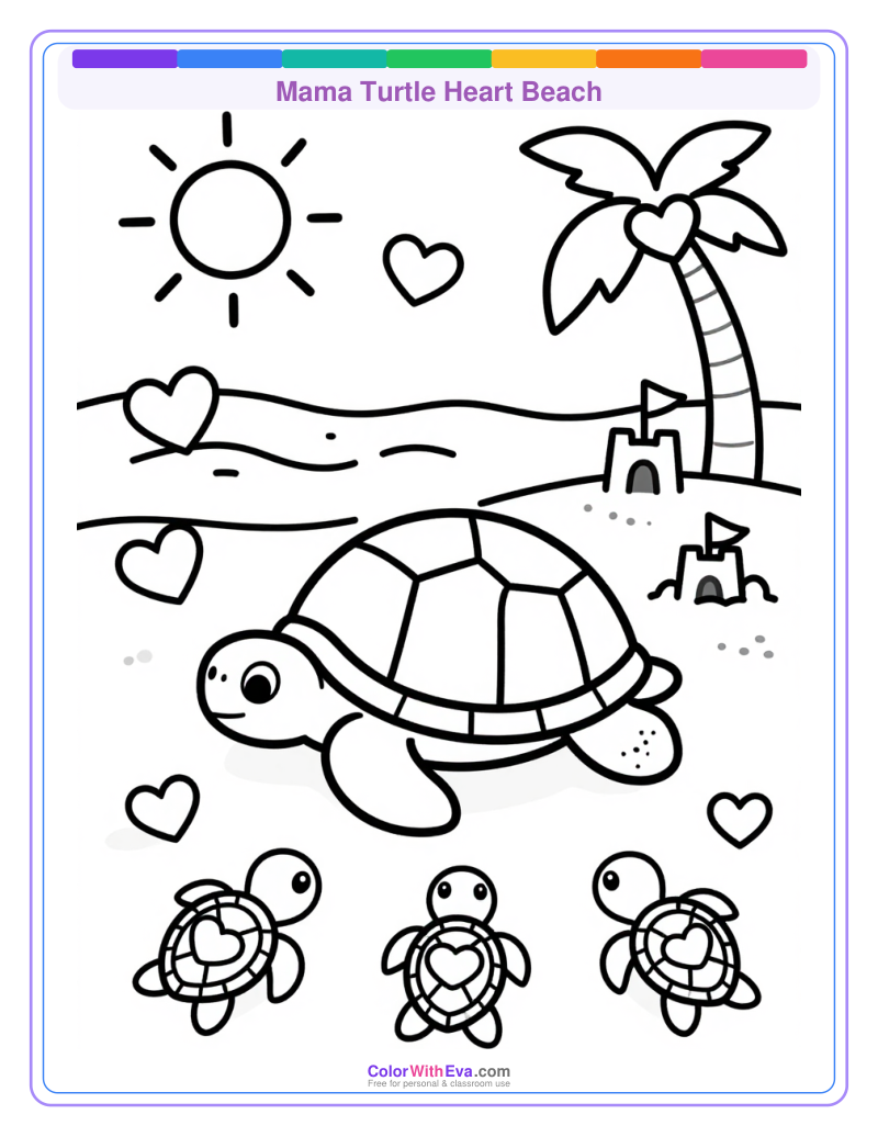 Mama Turtle Heart Beach thumbnail