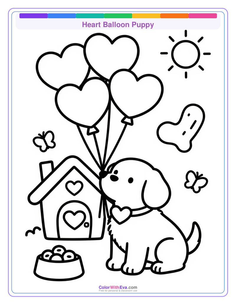Heart Balloon Puppy thumbnail