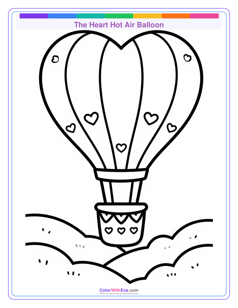 The Heart Hot Air Balloon preview