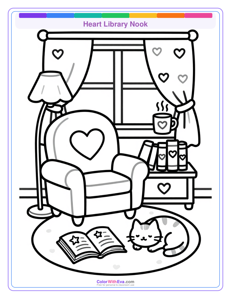 Heart Library Nook thumbnail