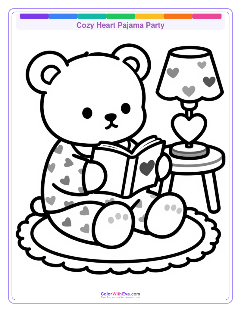 Cozy Heart Pajama Party preview