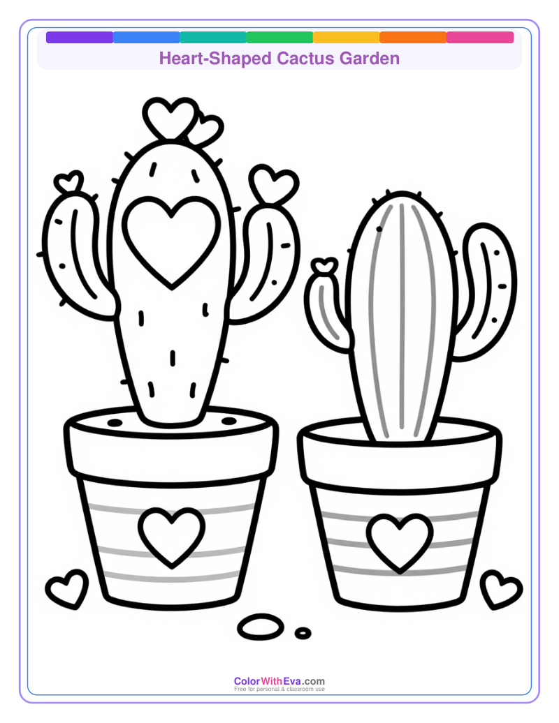 Heart-Shaped Cactus Garden preview