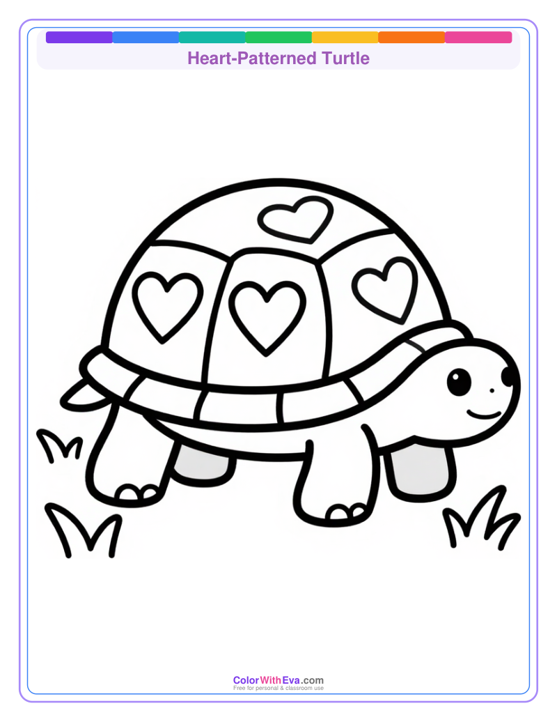 Heart-Patterned Turtle preview