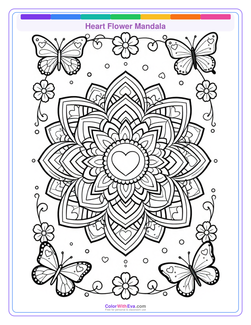 Heart Flower Mandala thumbnail