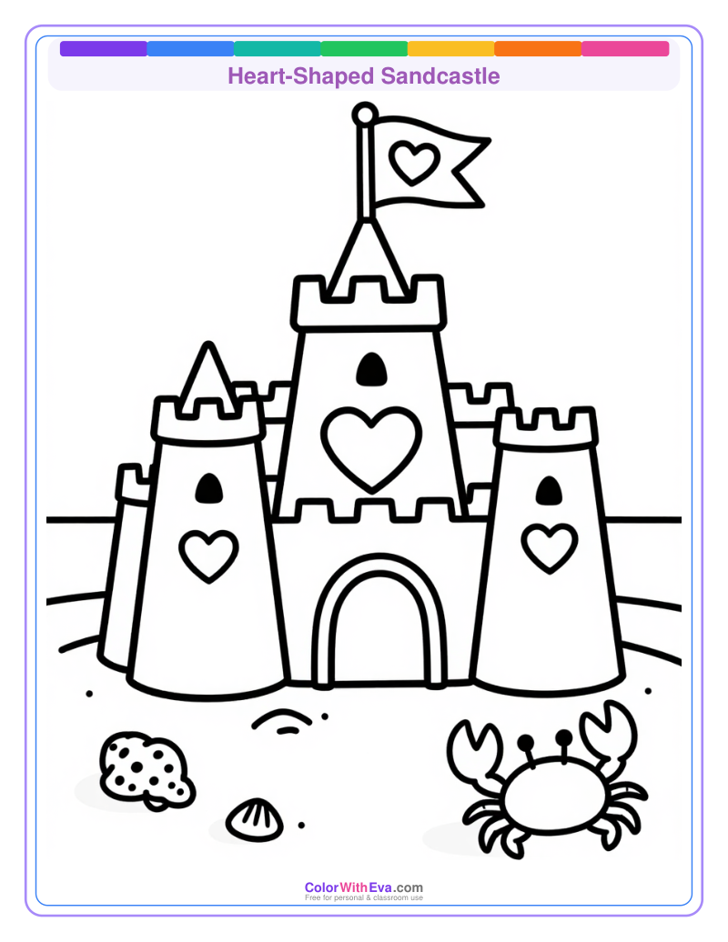 Heart-Shaped Sandcastle preview