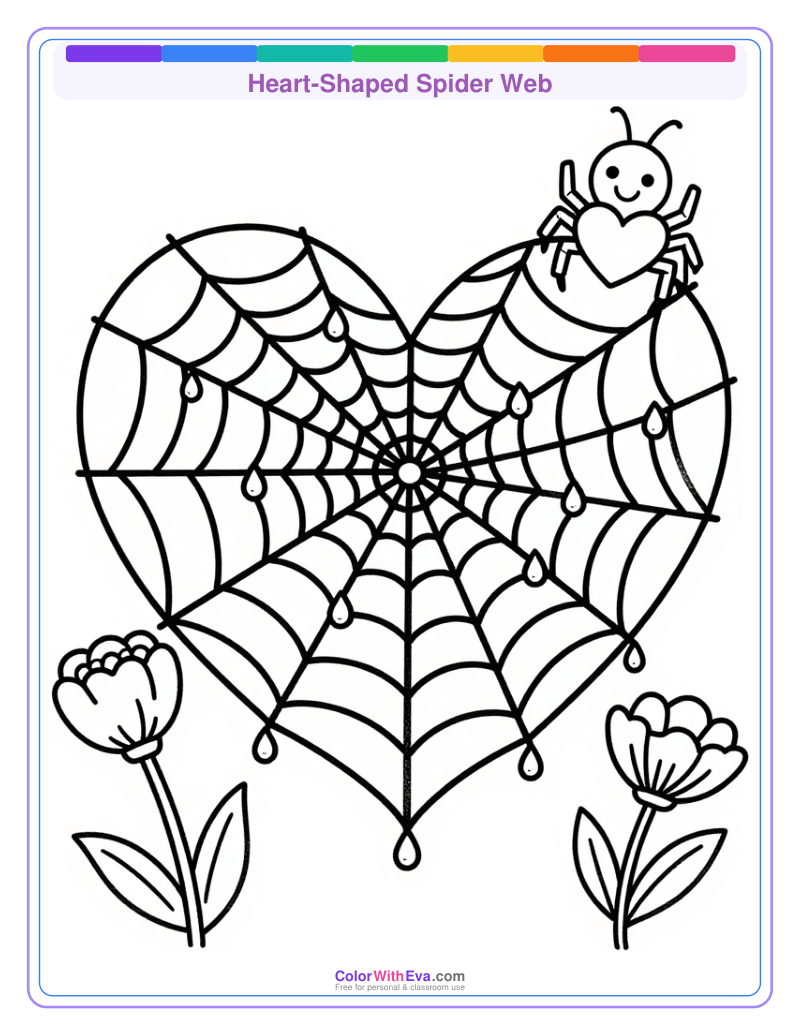 Heart-Shaped Spider Web preview