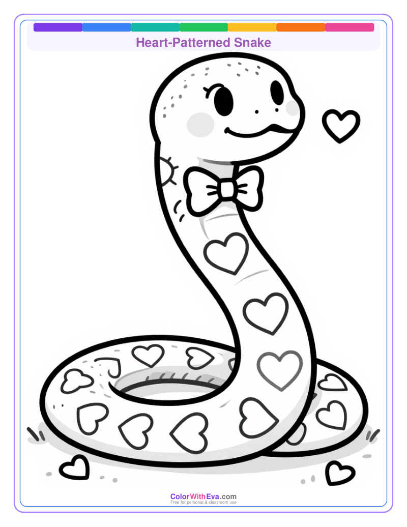 Heart-Patterned Snake preview