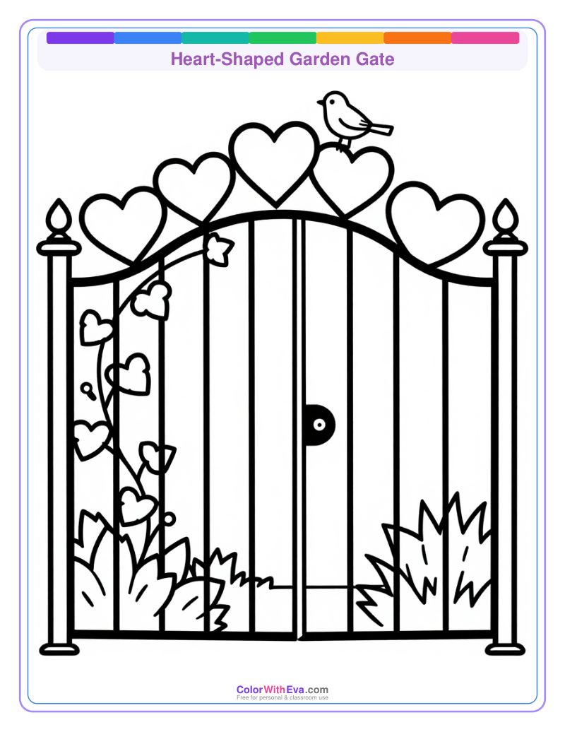 Heart-Shaped Garden Gate preview